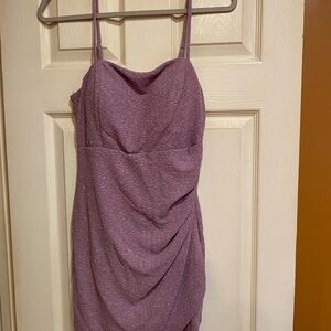 Crystal Doll Lavender Mini Dress